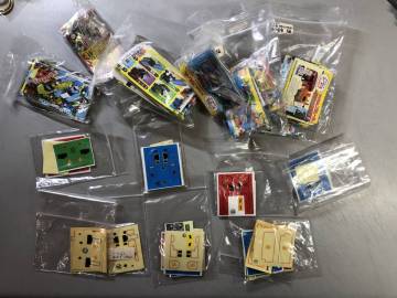 ガチャ　きかんしゃトーマス　シール　チラシ
