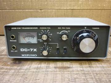 USED ミズホ通信 MIZUHO DC-7X 7MHz 40m CW QRP トランシーバー 動作未確認 JUNK ジャンク品 本体のみ 電源コードなし G16952