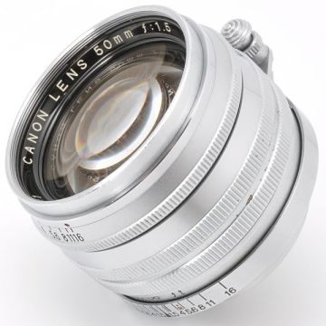 CANON LENS 50mm F1.5 キャノン レンズ 50/1.5 Lマウント L39 日本製 CAMERA JAPAN キヤノン マニュアル カメラ スクリューマウント 5cm 15