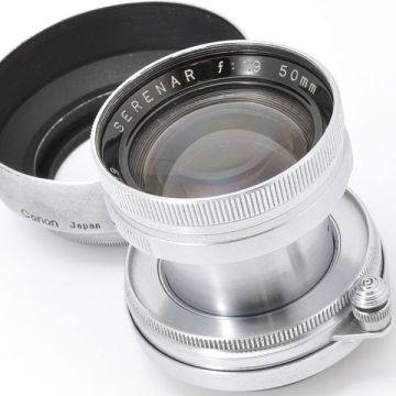 Canon SERENAR 50mm F1.9 Lマウント L39 LTM キャノン セレナー 50/1.9 フード 日本製 CAMERA LENS JAPAN キヤノン カメラ レンズ 19 5