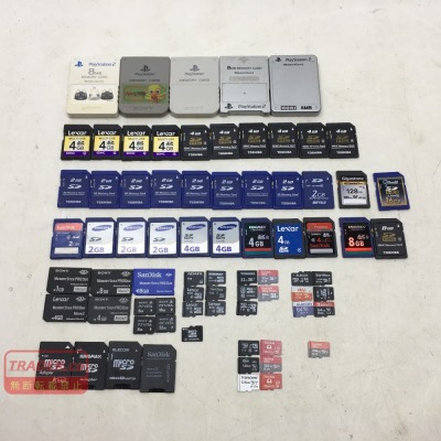 01w5085★1円~ SDメモリーカード メモリースティックPRO アダプターセット 他 まとめ売り 動作未確認 ジャンク品 【結城店】
