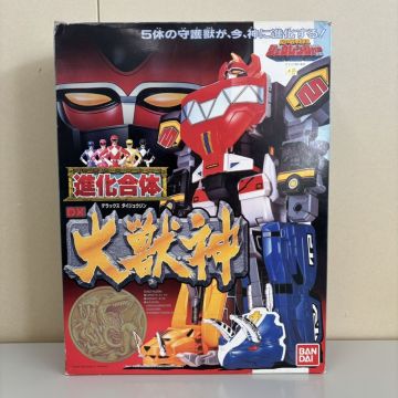 S364-T35-89【未開封】BANDAI バンダイ 恐竜戦隊ジュウレンジャー 進化合体 DX大獣神 ロボット フィギュア 当時物 玩具 TE