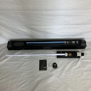 T703-T33-326 STAR WARS Hasbro OBI-WAN KENOBI シグネチャー フォースFXライトセーバー リムーバブル 通電動作確認済み TB
