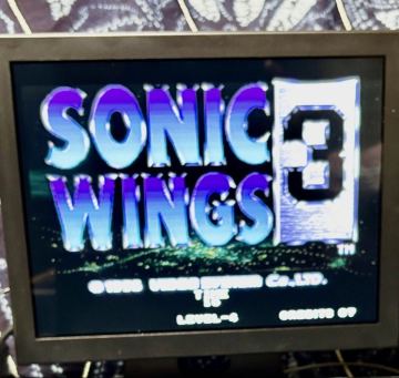 MVS ソニックウィングス3 SNK ネオジオ アーケードゲーム基板