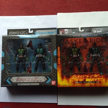 MOVIE REALIZATION ムービーリアリゼーション 仮面ライダーTHE FIRST 仮面ライダー THE NEXT BANDAI フィギュア未開封未使用品