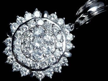 IUO18651SS【1円～】新品【RK宝石】《Diamond》極上ダイヤモンド 総計3.5ct!! Pt900 K14WG 超高級ペンダントヘッド ネックレス ダイヤ