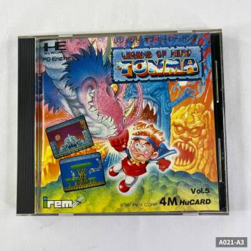 【中古】PC レジェンドオブヒーロートンマ アイレム HuCARD 動作品 レトロゲーム