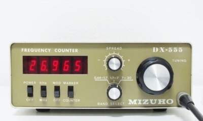 ミズホ通信　FREQUENCY COUNTER　周波数カウンター　DX-555