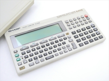 ◆◇SHARP シャープ POCKET COMPUTER ポケットコンピュータ ポケコン ENGINEER SOFTWARE 64KB PC-550 通電確認済 保護カバー付◇◆