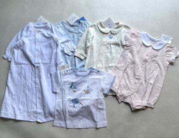 3点送料無料☆ 未使用タグ付きfamiliar ファミリア ベビー服 ロンパース 肌着　　まとめ