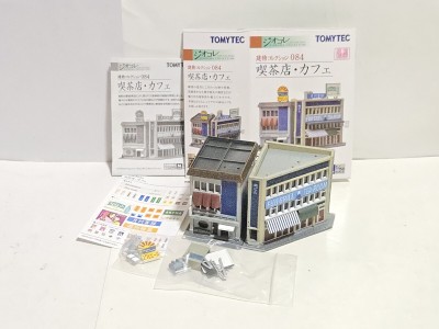 喫茶店 カフェ ジオコレ TOMYTEC トミーテック 建物コレクション 084 駅前歓楽街 ジオラマ レイアウト 1/150 Nゲージ 昭和 レトロ