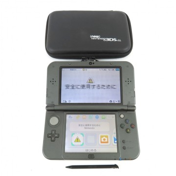 任天堂 ニンテンドー new NINTENDO 3DS LL 本体 RED-001 メタリックブラック ケース 0714-015