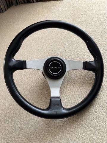 ナルディ GARA3 希少 当時物 正規 FET刻印有り ダットサンホーンボタン セット売り切り NARDI レザー ステアリング