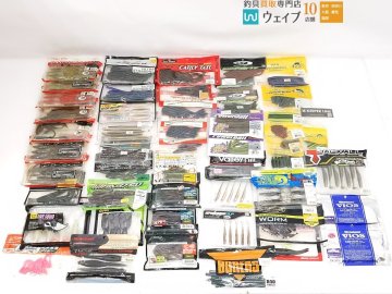 イマカツ スキップドッグ・ゲーリーヤマモト ヤマセンコー・オフト パラパラ 等 中古バスワーム 計50点セット