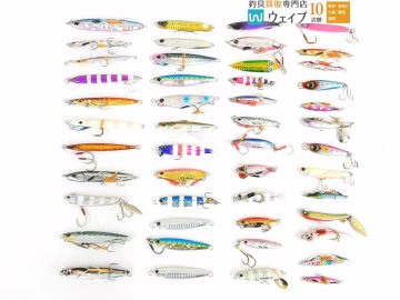 コアマン CZ-30、ジャッカル チビメタ 10g、メジャークラフト ジグパラ 40g、ブルーブルー シーライド 等計47点