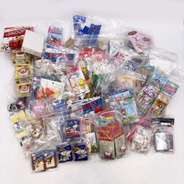 【中古】[大量セット] PEANUTS スヌーピー キーホルダー ストラップ ボールチェーン ほか ピーナッツ