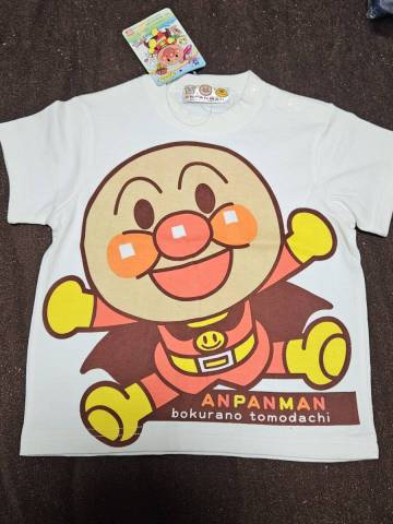 送料無料・未使用・アンパンマン・90・半袖Tシャツ