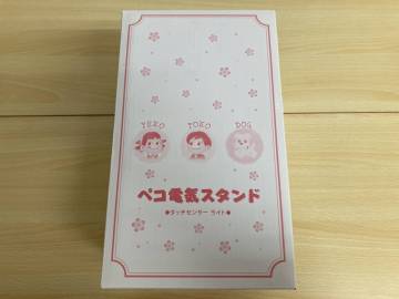 105(19-003)【1円スタート】 不二家 ペコ電気スタンド ペコちゃん タッチセンサー電気スタンド 動作確認済み