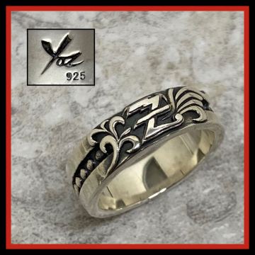 SU■24 矢沢永吉 指輪 yaz 925 Zロゴ メンズ 18号？ 19号？ シルバー925 SILVER シルバーリング アクセサリー 永ちゃん E.YAZAWA グッズ