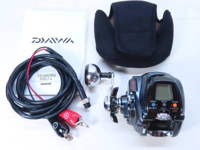 ダイワ【極上美品】14 シーボーグ 300J-L 定価82500円の品◆ライン(PE号-m)3-400/4-300◆ブルーLED JOG&times;MAGSEALED&times;MAGMAX 搭載機◆n218