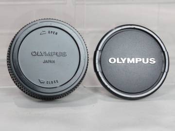 062567 【良品 オリンパス】 OLYMPUS 49mm レンズキャップ&レンズリアキャップ