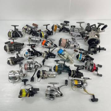 2606MM002 【1円～】 釣り具 ダイワ シマノ リョービ エンブレム フリームス バイオマスター2500 スピニングリール ベイトリール等 まとめ