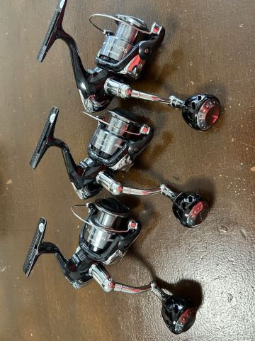 シマノ　エアノス2500 3台セット　ハンドル改