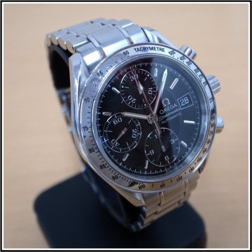 1円～　OMEGA オメガ　Speedmaster スピードマスター　3513.50　自動巻き　ブラック文字盤　メンズ腕時計　ジャンク品