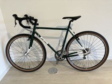 All-city space horse British green 52 カンチブレーキ　グラベルロードバイク　