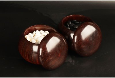 [URA]天然本蛤・那智黒石37号碁石/9-7-60　(検索)骨董/スワブデ/囲碁/将棋/碁笥/娯楽/趣味/碁石/日向産/国産/雪印