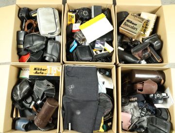 00248 Canon Nikon PENTAX OLYMPUS MINOLTA 他 キャップ フード フィルター 他 カメラ 付属品 まとめ まとめて 大量セット 6個口