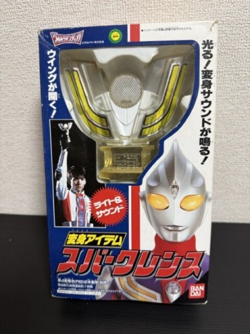【中古品】変身アイテム スパークレンス　ウルトラマンティガ（動作不可品）