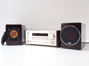 M641/4J〇JVC ウッドコーン CDコンポ スピーカー 高音質 2014年製 動作良好 CA-EXHR9 中古品〇
