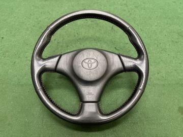 1円スタート 当時物 超希少 266-84-1 トヨタ MR-2 SW20 5型 NA 純正 ステアリング レザー ハンドル ステアリング TKMK