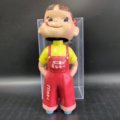 【B1130-7】レトロ 不二家 首振り人形 ペコちゃん