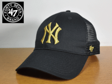 C961《未使用品》47 BRAND 47ブランド【フリーサイズ】MLB NY YANKEES ヤンキース 野球帽 帽子 キャップ USモデル