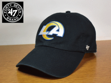 A638《未使用品》47 BRAND 47ブランド【フリーサイズ】NFL LA RAMS ラムス 野球帽 帽子 キャップ USモデル