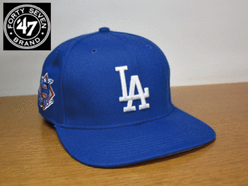 B340《未使用品》47 BRAND 47ブランド【フリーサイズ】MLB LA DODGERS ドジャース 野球帽 帽子 キャップ USモデル