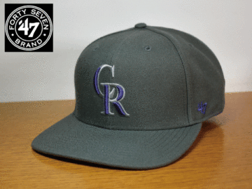 A616《未使用品》47 BRAND 47ブランド【フリーサイズ】MLB COLORADO ROCKIES ロッキーズ 野球帽 帽子 キャップ USモデル