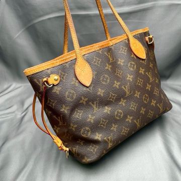 C472 ルイヴィトン LOUIS VUITTON モノグラム ネヴァーフルPM トートバッグ 肩がけ M40155 シリアル VI2089