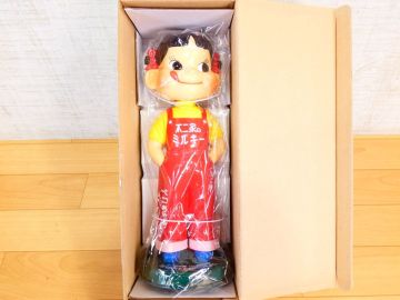 (A-2) FUJIYA 不二家 復刻版ペコちゃん人形 首振り人形 ＠80(6)