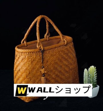 山葡萄かごバッグ ハンドメイド 山葡萄籠バッグ レディースハンドバッグ 最高級 手編み バッグ 手作り 職人 通勤