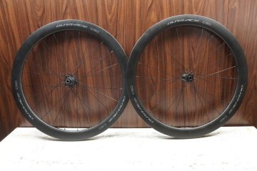 ○SHIMANO シマノ WH-R9270-C50-TL DURA-ACE シマノフリー 12s対応 クリンチャー チューブレス カーボンホイールセット ジャンク品