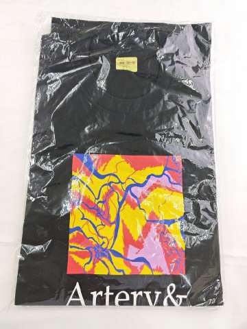 尾崎豊 Artery & Vein コンサートTシャツ 胸部78～92 フリーサイズ_長H2-036