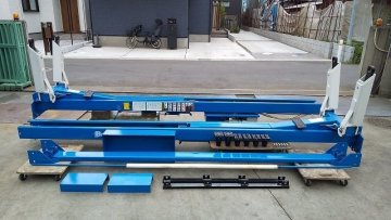(1円スタート！美品) ビシャモン 門型リフト スラットリフト SPA40W 三相200V 能力4TON 動作良好 ■店舗引取り限定■ a7120