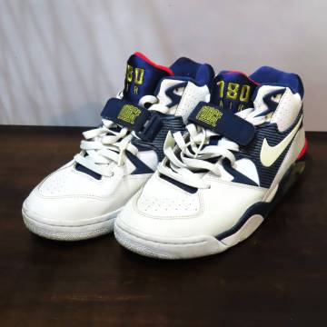 1円スタート 売り切り 美品 Nike Air Force 180 ナイキ エアフォース180 26cm オリンピック ホワイト&times;ネイビー&times;レッド 箱あり