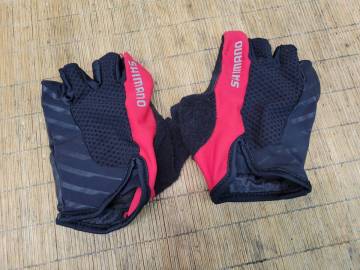 ■ 1円スタート!! SHIMANO size:L シマノ サイクルウェア グローブ ロード クロス 同梱発送承中!! 