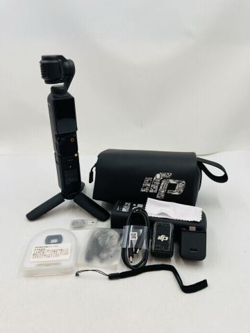 ＊ DJI Osmo Pocket 3 クリエイター コンボ OP9913 フルセット アクションカメラ オスモ 一式 vlog ビデオカメラ ハンドカメラ 通電確認済