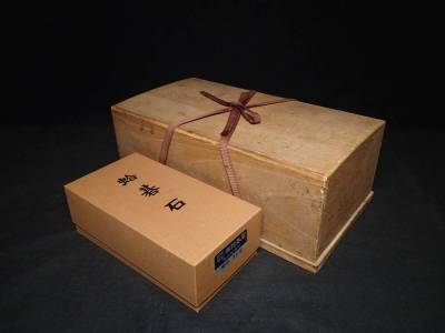◇蛤碁石36号『雪印』美麗品!! 元箱付き/ 特大花梨碁笥/ 桐碁笥箱セット◇I2