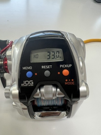 ★美品★　ダイワ シーボーグ 150J-DH-L 左ハンドル 電動リール 動作確認済 巻上距離33.0km、使用時間12.5時間